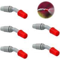 Ersandy - 5er-Pack Sprühdüsen, Sprühzubehör für die Gartenbewässerung, Ersatzteile für Sprühgeräte, zum Bewässern und Reinigen