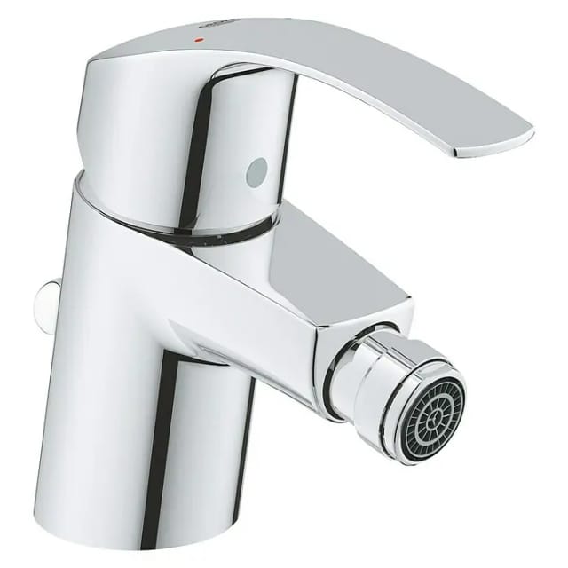 EH-Bidetbatterie Eurosmart 329292 Zugstangen-Ablaufgarnitur chrom