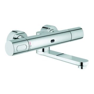 Grohe Infrarot-Elektronik für Waschtisch-Wandarmatur Eurosmart CE, Ausladung 255mm, mit Mischeinrichtung, Lithium-Batt., Chrom
