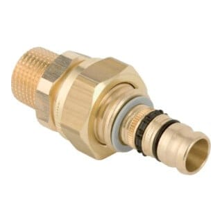 Mepla Übergangsverschraubung mit Außengewinde, CC499K, d 40mm, r 1 1/4', g 1 1/2' - Geberit
