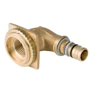 Mepla Anschlusswinkel 601276005 16 mm x Rp 1/2, 90°, für Unterputz-Spülkasten, Rotguss - Geberit