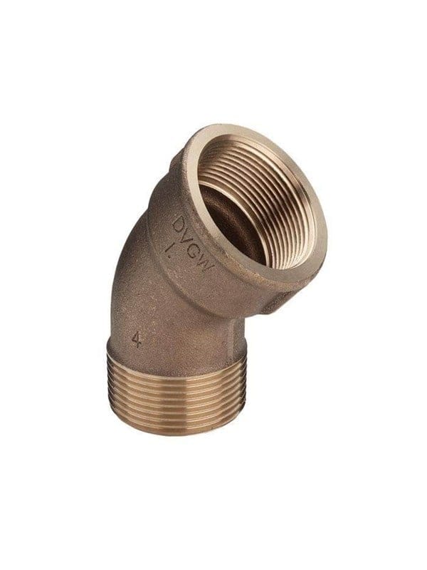 Viega Bogen 45 Grad 3121 in R3/4 x Rp3/4 Rotguss