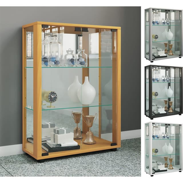 Ebuy24 - Glas Stand Vitrine Sintalo Spiegel