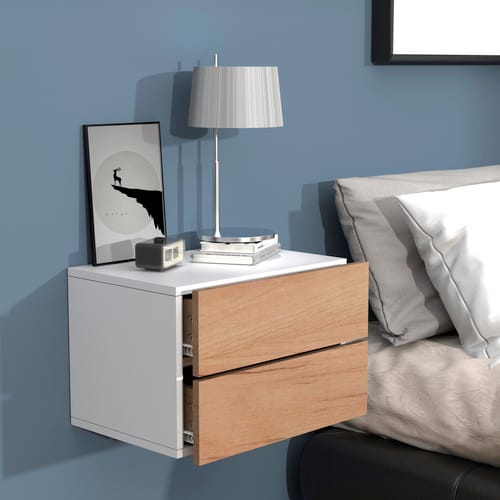 Ebuy24 - Holz Wand Hänge Nachttisch Usal l 45 cm