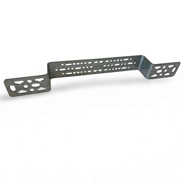 Stichmaßhalter Multihalter Lochschiene Montageschiene gebogen Tiefe 33mm Stichmaß 80 / 120 / 153 mm