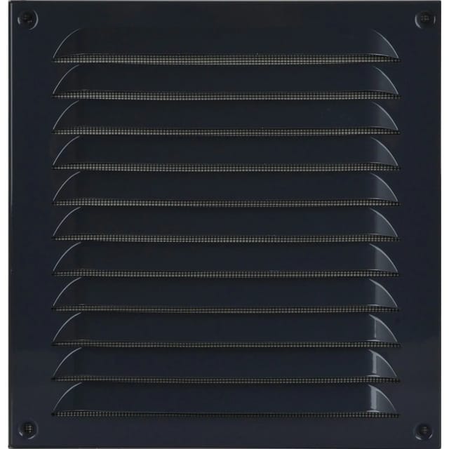Vollmer - upmann Wetterschutzgitter aufschraubbar eckig 230x240 mm Alu grau