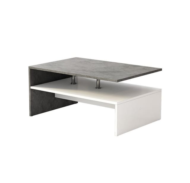 Livinity - Couchtisch Mike, Beton, 90 x 60 cm, Vicco
