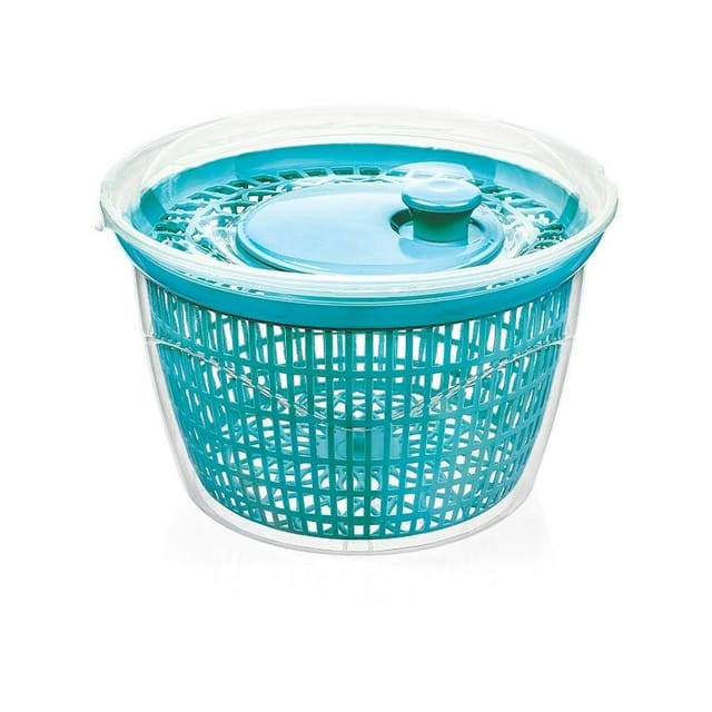 Michelino - Salatschleuder 5L Serie Nora Salattrockner 5L für Lebensmittel Küchenhelfer Petrol