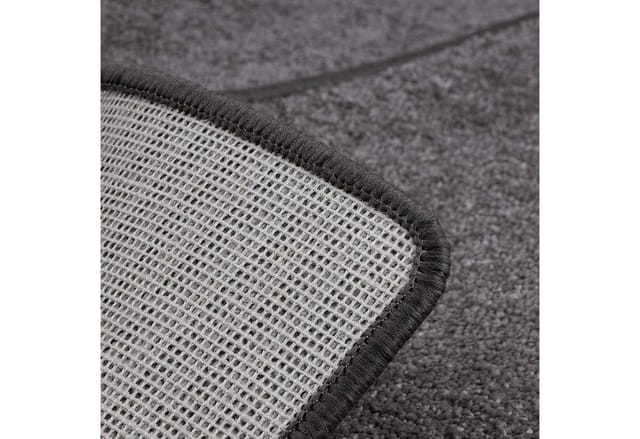 Karat - Bettumrandung Sundae Anthrazit 77 1 Läufer 67 x 250 cm + 2 Brücken 67 x 140 cm