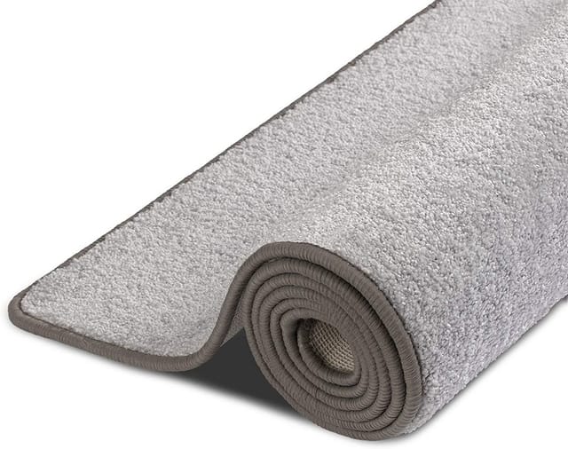Bettumrandung Sundae Silber 73 1 Läufer 67 x 250 cm + 2 Brücken 67 x 140 cm