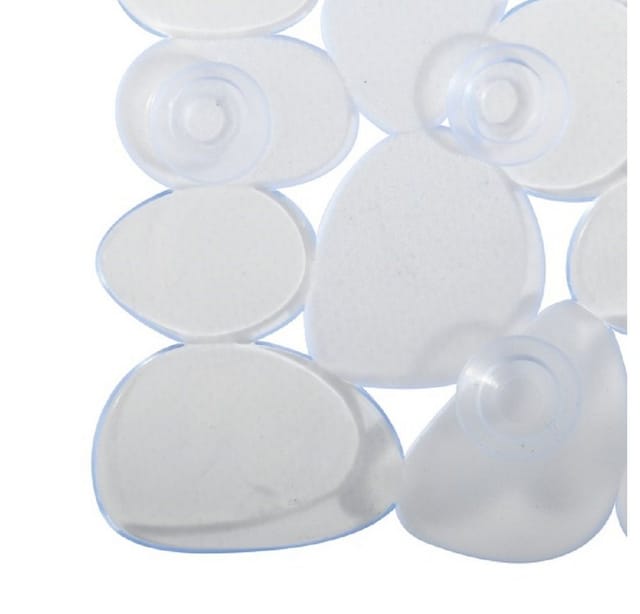 MSV Antirutschmatte Boulders transparent 53x53cm
