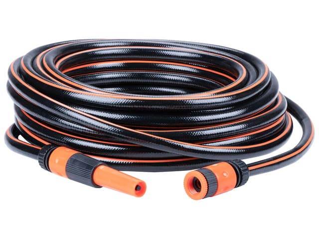 Black+Decker Gartenschlauch Ø 13 mm x 20 m mit Anschlusssystem