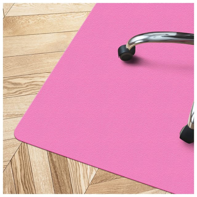 Bodenschutzmatte Hartboden Rosa 90 x 120 cm