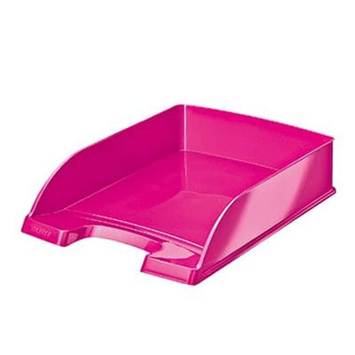 Leitz - Briefablage wow din A4 Polystyrol Farbe: pink wow din A4 Polystyrol Farbe: pink