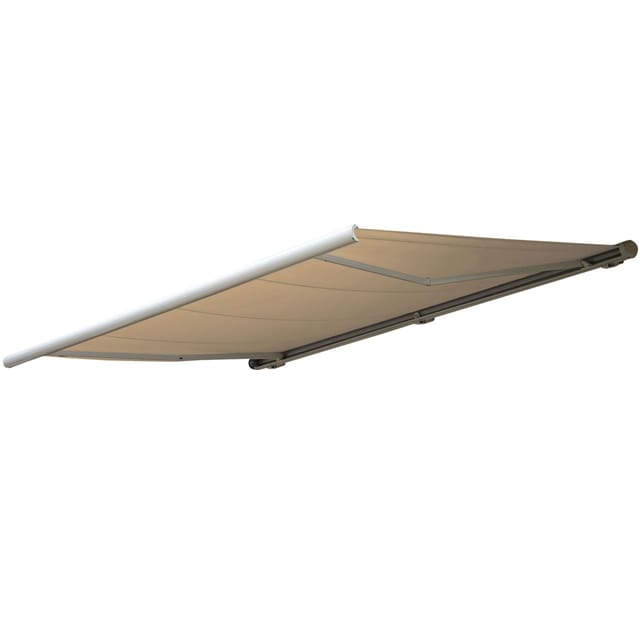 Neuwertig] Elektrische Kassettenmarkise HHG 432, Markise Vollkassette 4,5x3m Polyester Creme