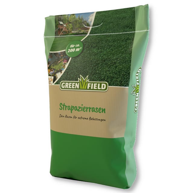 Greenfield - Strapazierrasen 5 kg Rasensamen Sportrasen Grassamen Familienrasen