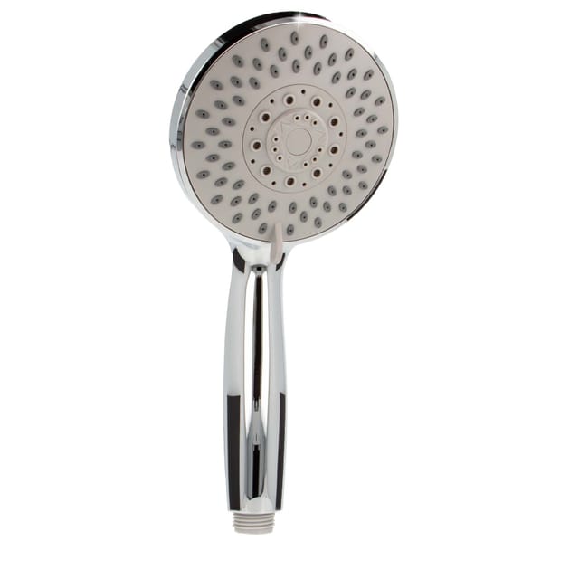 Tecuro - Handbrause ew-120 mit 5-Funktionen - ø 120 mm mit Antikalkdüsen, verchromt