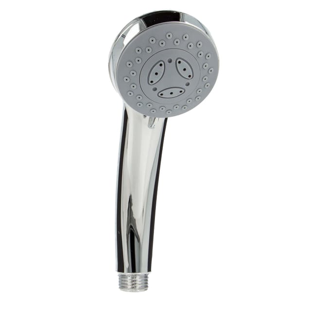 Tecuro - Handbrause ew-easy mit 3-Funktionen - ø 69 mm mit Antikalkdüsen, verchromt