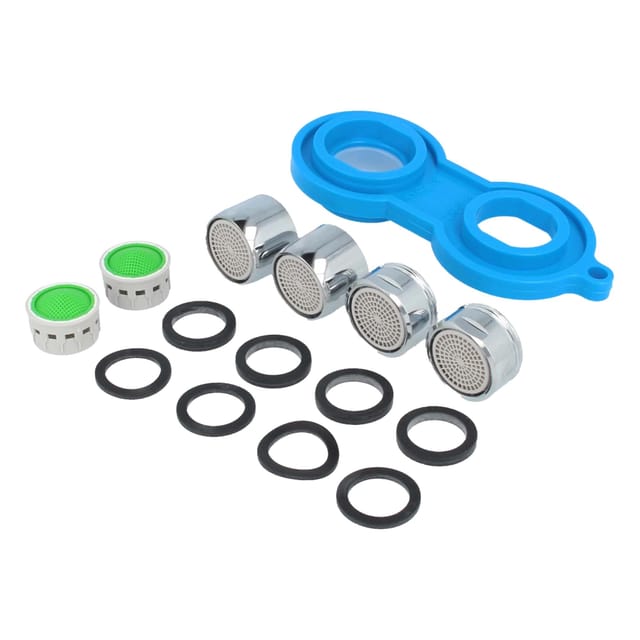 tecuro LongLife SPAR-Strahlregler Set, 7-teilig, mit Montageschlüssel