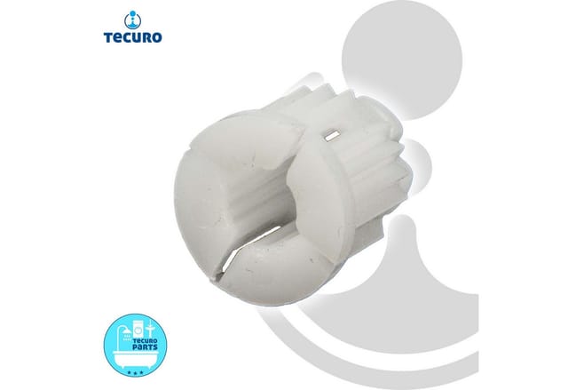 Tecuro - Rastbuchse für Oberteile und Ventiloberteile von Zweigriffarmaturen + Ventile