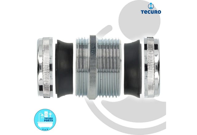 Tecuro - Kupplung zum Verbinden von ø 32 mm Siphonrohren Tauchrohren