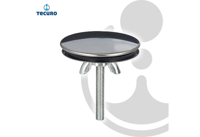 Tecuro - Hahnlochstopfen Deckrosette ø 40 mm Edelstahl poliert (Marktmodell)