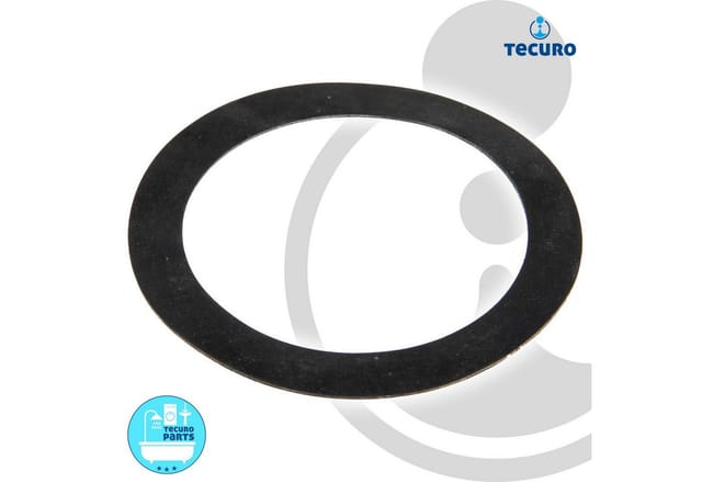 Tecuro - Gummi-Flachdichtung zu Siebkorb 3 1/2 Zoll - ø 113 mm