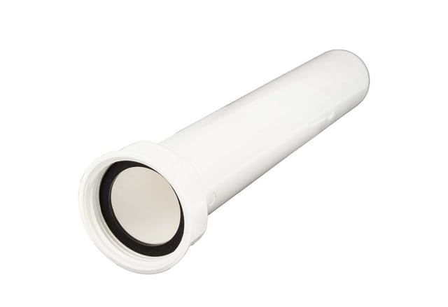 Tauchrohr - Verstellrohr ø 40 x 250 mm mit 1 1/2 Zoll Überwurfmutter - Tecuro