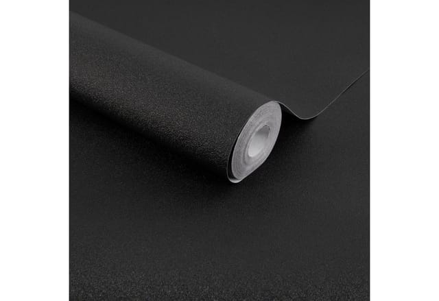 Superfresco Easy - Vliestapete - Pumice Uni - Schwarz - 1005x52 cm