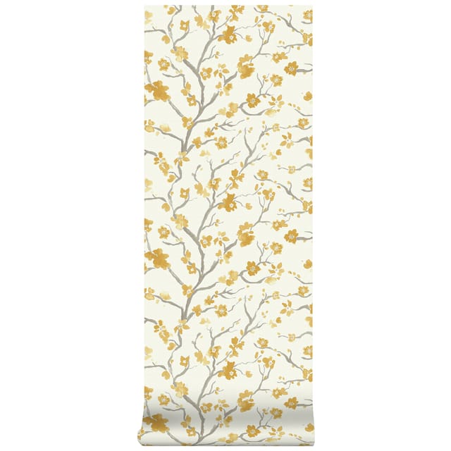 Superfresco Easy - Ushi - Floral - Ocker - Vliestapete - 10m x 52cm