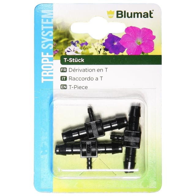 Tropf Blumat Zubehör T-Stück 8-3-8 mm - 3er Pack