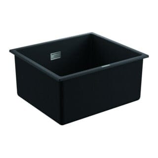 Abwäschen - Kompositspüle K700 mit Ablaufgarnitur, 46x41 cm, schwarz Granit 31653AP0 - Grohe