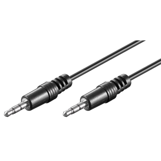 Wentronic - Audio Verbindungskabel aux, 3,5 mm Stereo, cu, Klinke 3,5 mm Stecker (3-Pin, stereo) Klinke 3,5 mm Stecker (3-Pin, stereo). Kabellänge