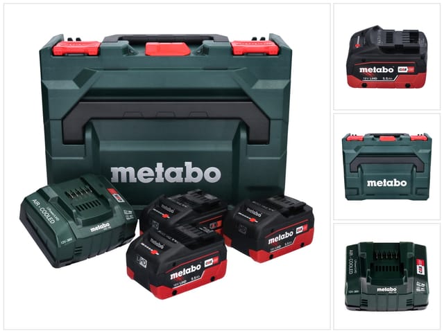 Metabo - Basis-Set 3 x LiHD 5.5 Ah + Metaloc (685069000)