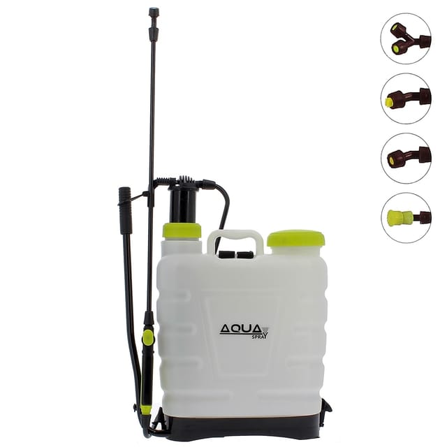 Gt Garden - Rückensprüher Drucksprüher Pflanzensprüher Rückenspritze 4 Sprühdüsen 16 Liter