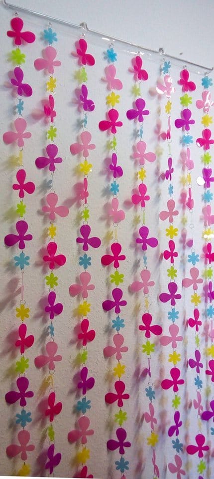 Ac-deco - Türvorhang Kunststoff petales Maße 90x200cm