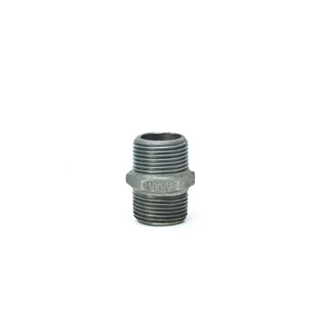 Gebo Fittings Doppelnippel 2js Gerade 3", A/a, Temperguss, Schwarz