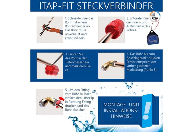 Itap Spa - itap-fit Lösewerkzeug für Messing-Steckverbinder itap-fit ø 15 mm