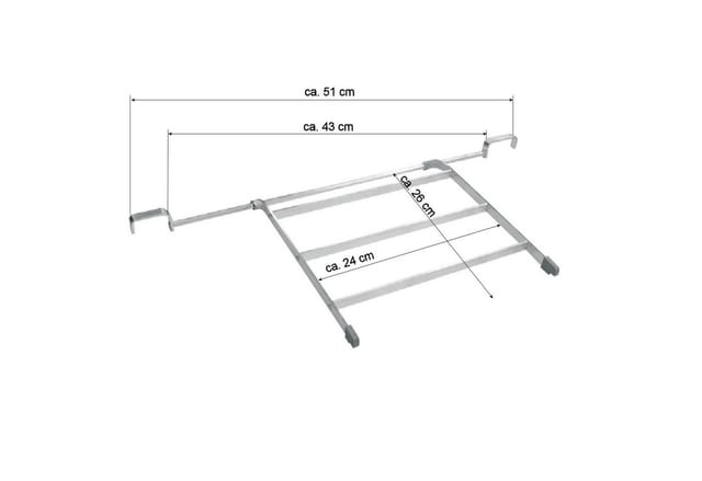 Hermann Schmidt - Alu-Klapprost zu Wandausgussbecken HS80200400
