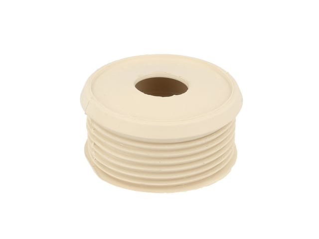 Stedo - Euro WC-Spülrohrverbinder ø 55 mm für Druckspülrohr weiß, ohne Rosette