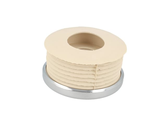 Stedo - Euro WC-Spülrohrverbinder ø 55 mm für Druckspülrohr weiß, mit Rosette