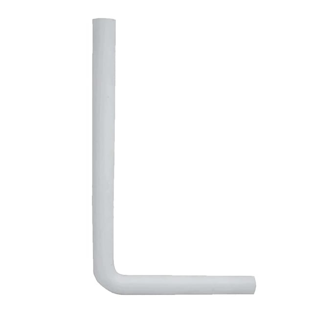 tecuro Spülbogen für WC-Spülkasten - PVC weiß Höhe: 590 mm x Länge: 350 mm