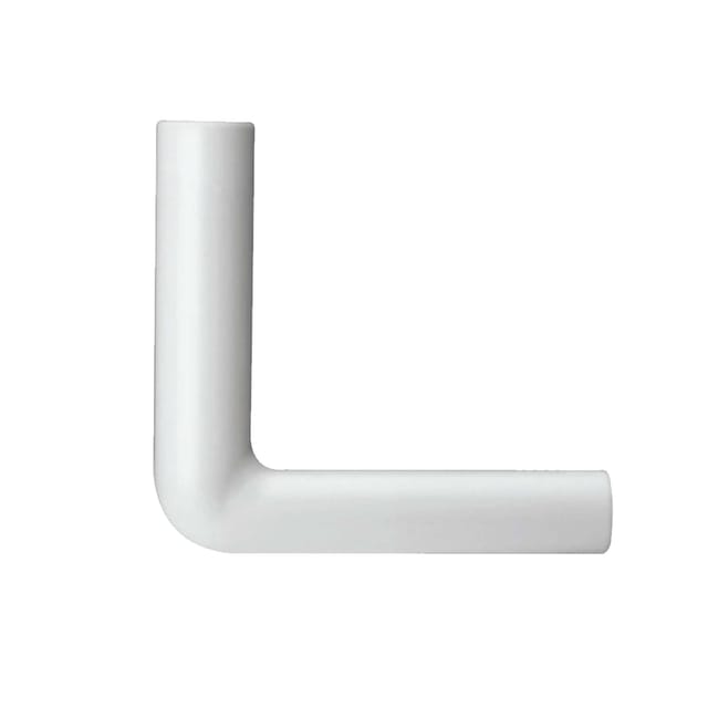 Tecuro - Spülbogen für WC-Spülkasten - pvc weiß Höhe: 230 mm x Länge: 230 mm
