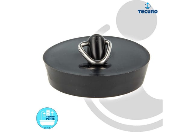 Tecuro - Ventilstopfen mit Dreikantbügel ø 40.5 mm, schwarz