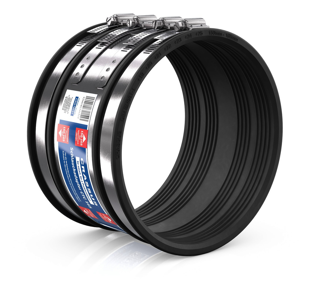 Crassus - Schlauchadapter Typ 2a Ctc 150-165 Mm 165 Cra16151