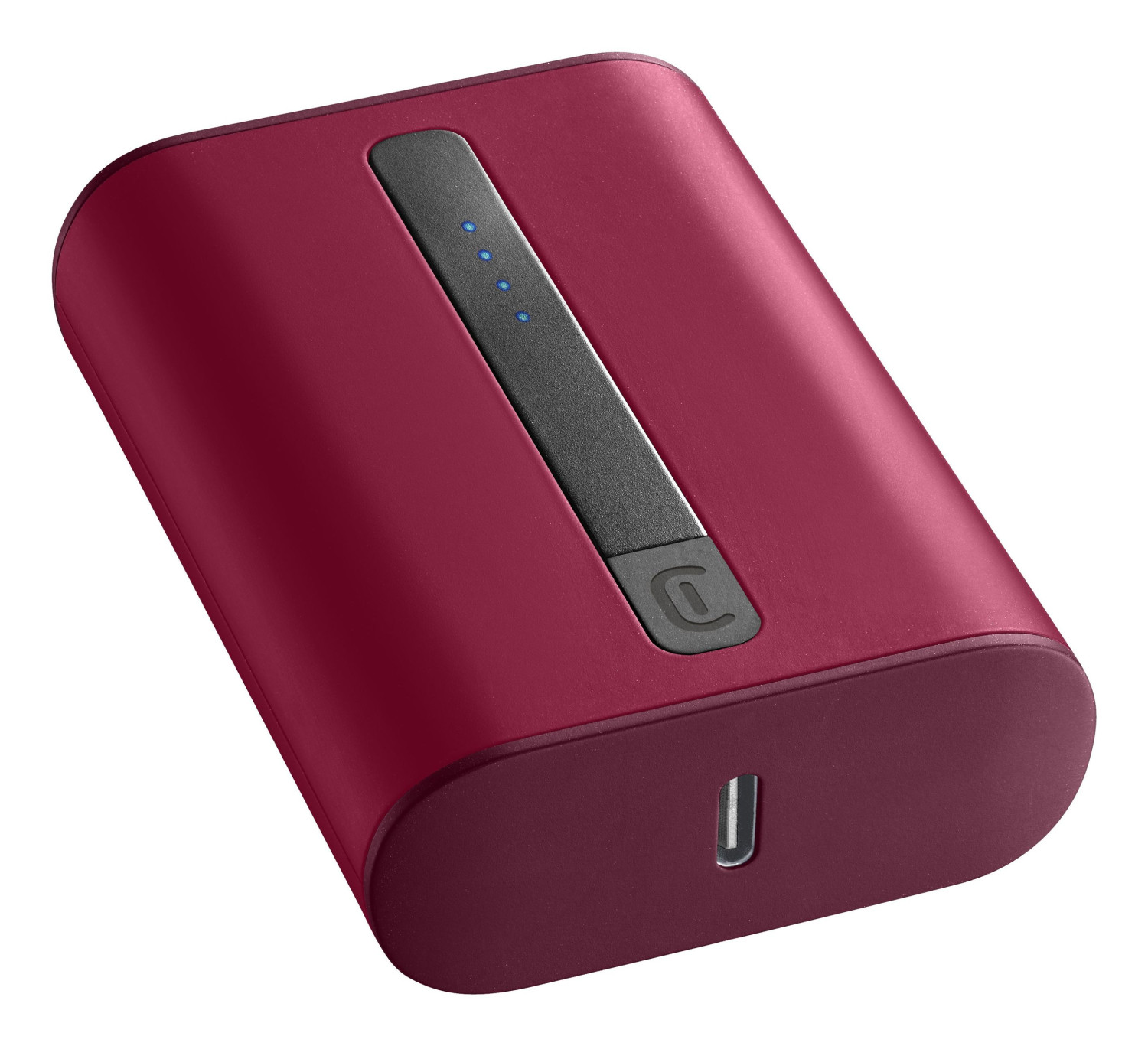 Cellularline Power Bank Thunder 10000 Tragbares, Extra Kompaktes Ladegerät