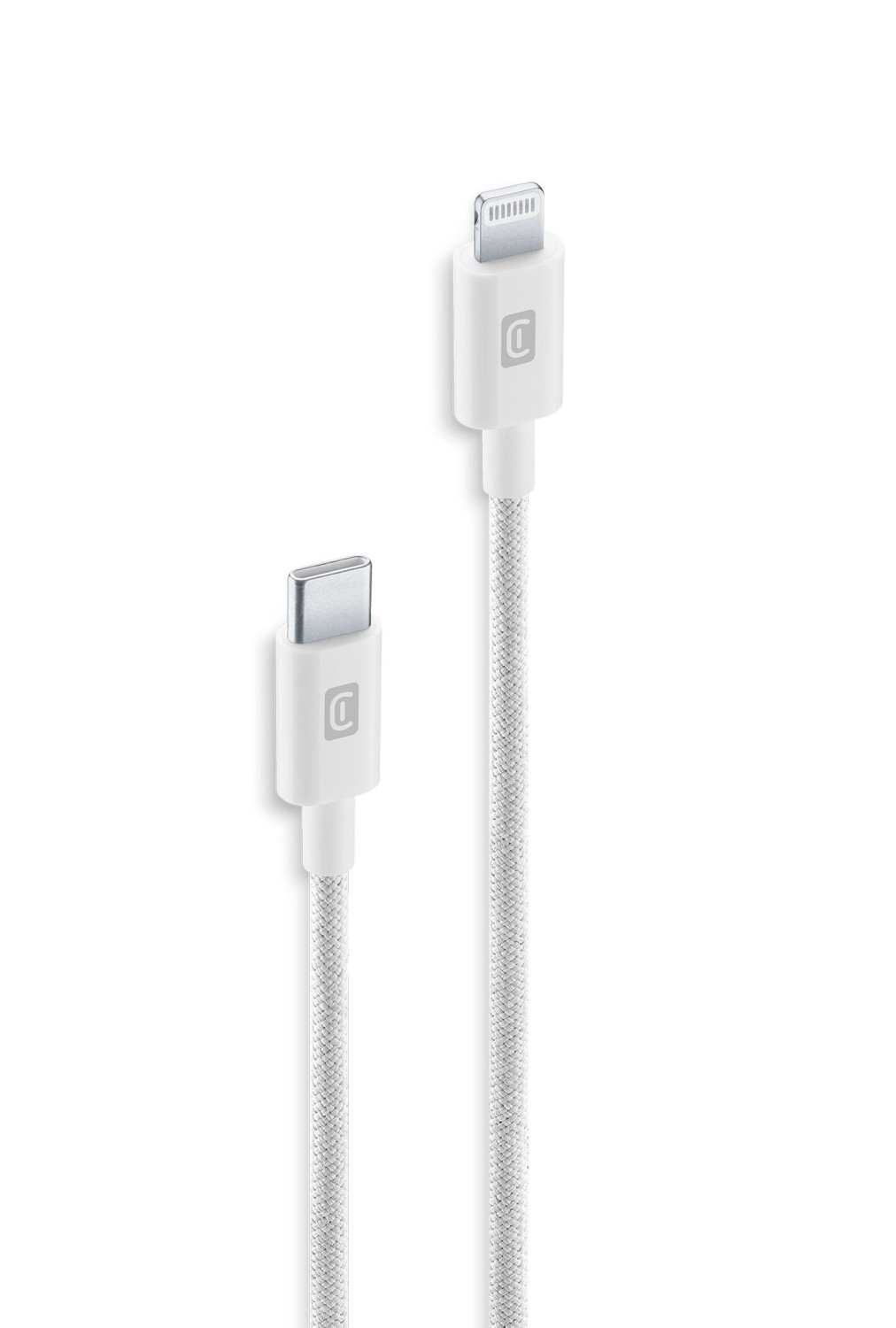 Cellularline Cavo Telato 150 Cm Usb-c To Lightning Ultra-robustes Geflochtenes Kabel