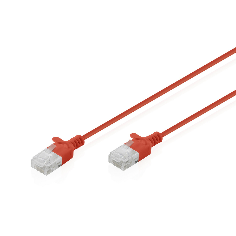 Digitus Dk-1618-030s-r Rj45 Patchkabel Cat 6 U/utp 3 M Rot 1 St.