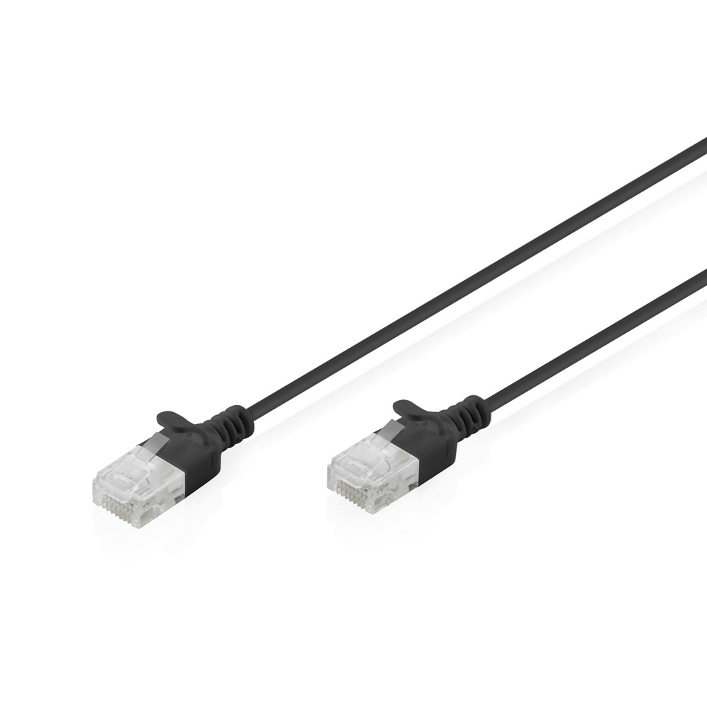 Digitus Dk-1618-020s-bl Rj45 Patchkabel Cat 6 U/utp 2 M Schwarz 1 St.