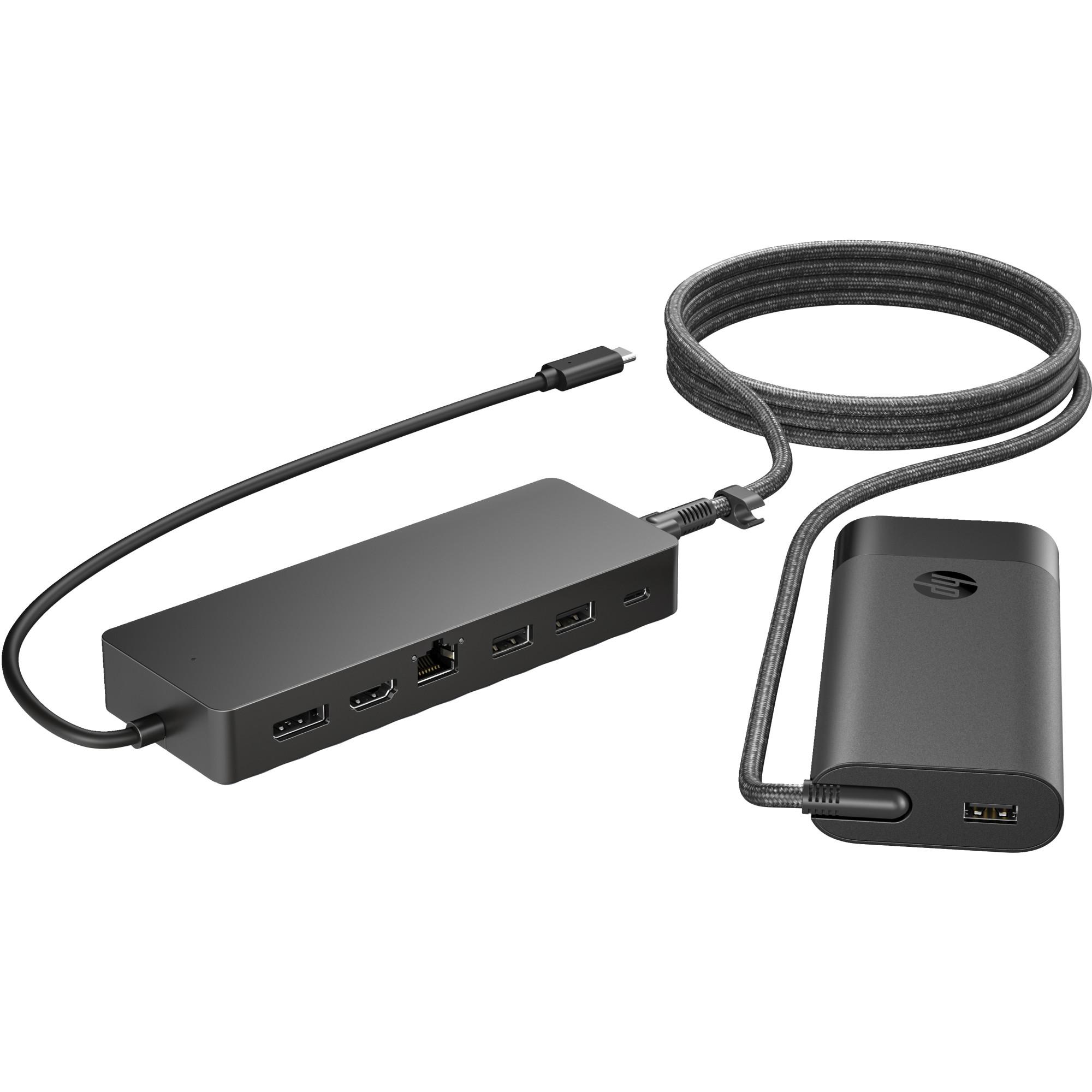 Hp Usb-c Hub & Charger Combo - Slim Design, Pxe Boot & Lan